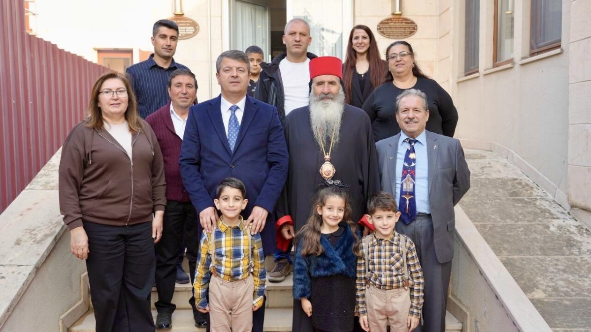 Adıyaman Belediye başkanı Tutdere Noel Bayramı Dolayısıyla Süryani Metropolitliğini Ziyaret Etti