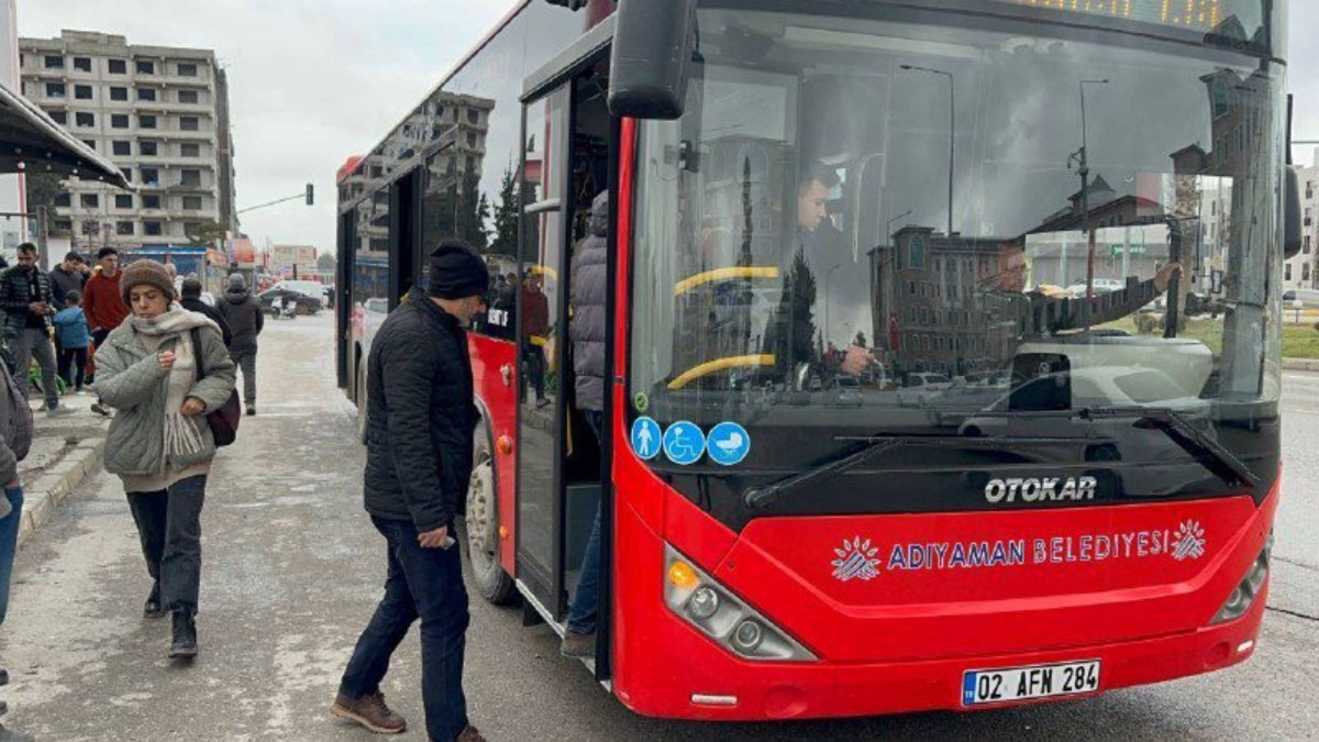 Adıyaman’da Merkez–İndere hattında otobüs seferleri 20 dakikaya düşürüldü