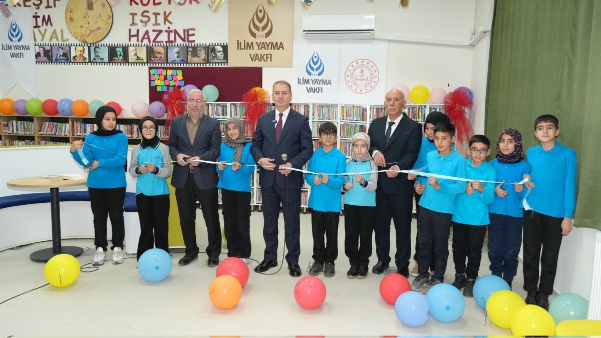 Adıyaman’daki kütüphane açılışı Malatya’dan çevrim içi bağlantıyla yapıldı