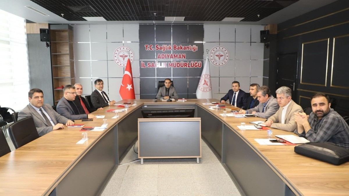 Adıyaman İl Sağlık Müdürlüğü tarafından ‘Haftalık Değerlendirme Toplantısı’ gerçekleştirildi