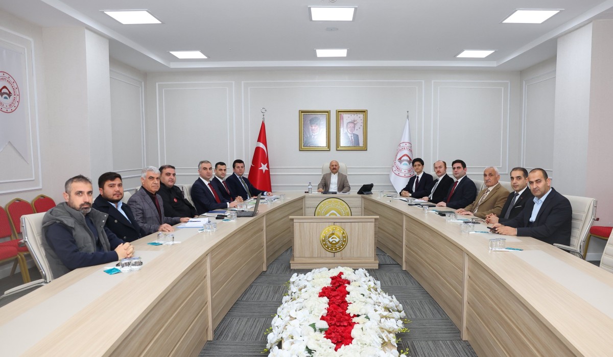 Adıyaman Valiliğinde haftalık koordinasyon toplantısı gerçekleştirildi