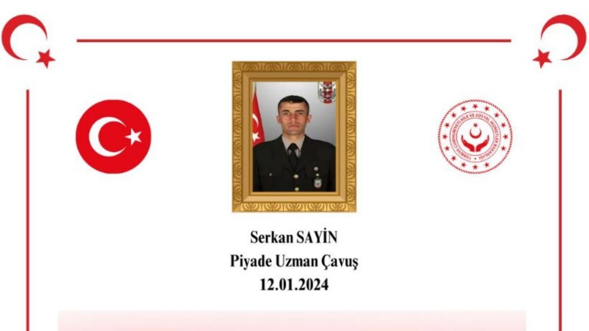 Adıyamanlı şehit Serkan Sayın vefatının yıl dönümünde anıldı