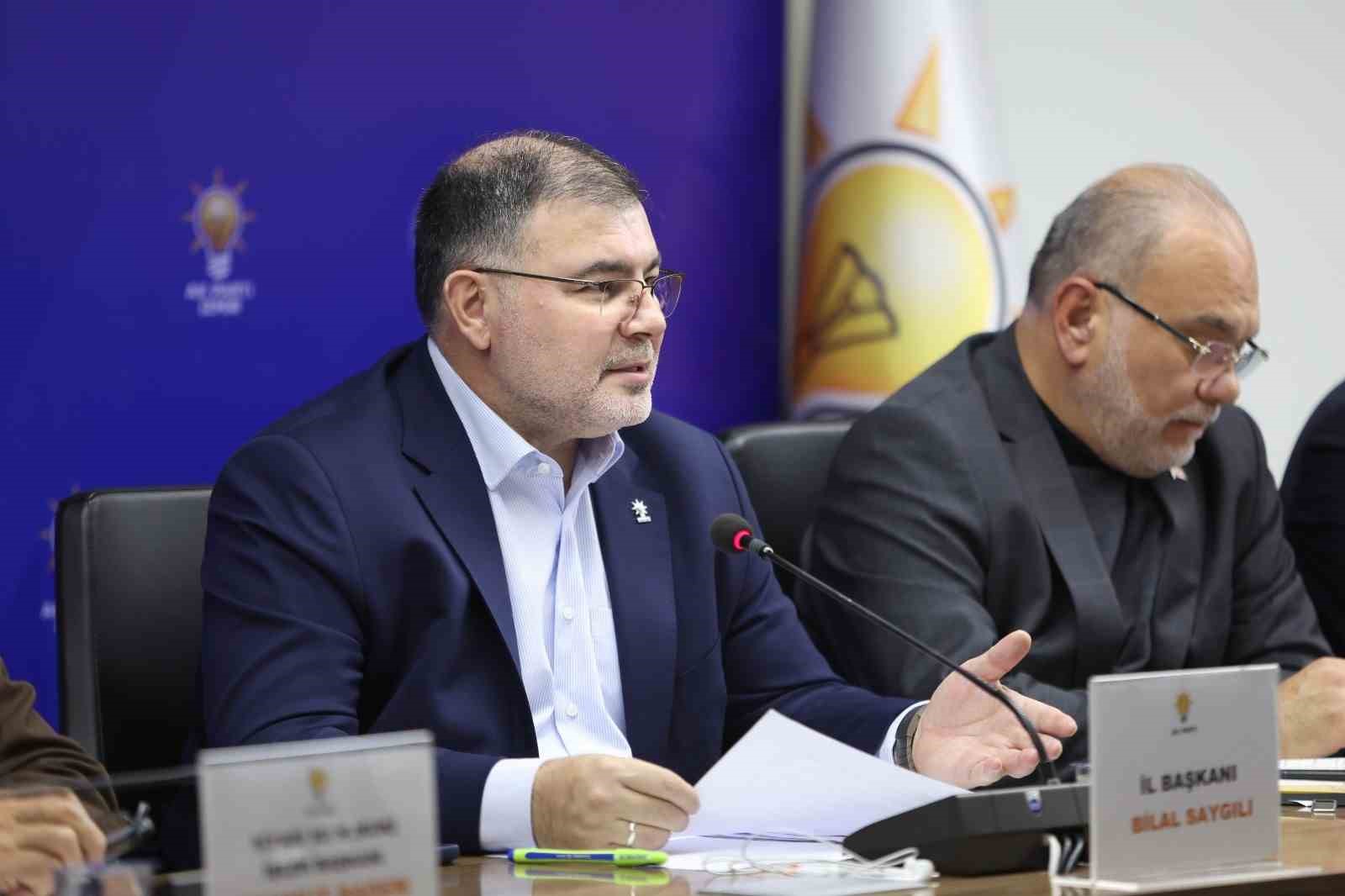 AK Parti İzmir İl Başkanı Saygılı: 