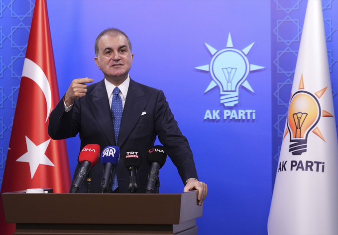 AK Parti Sözcüsü Ömer Çelik, Cumhurbaşkanı Erdoğan’a yönelik eleştirilere tepki gösterdi
