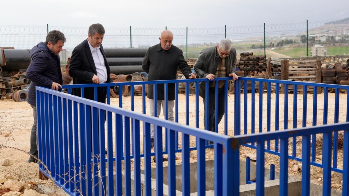 Başkan Tutdere, Adıyaman’daki yağış sonrası su depolarını yerinde inceledi