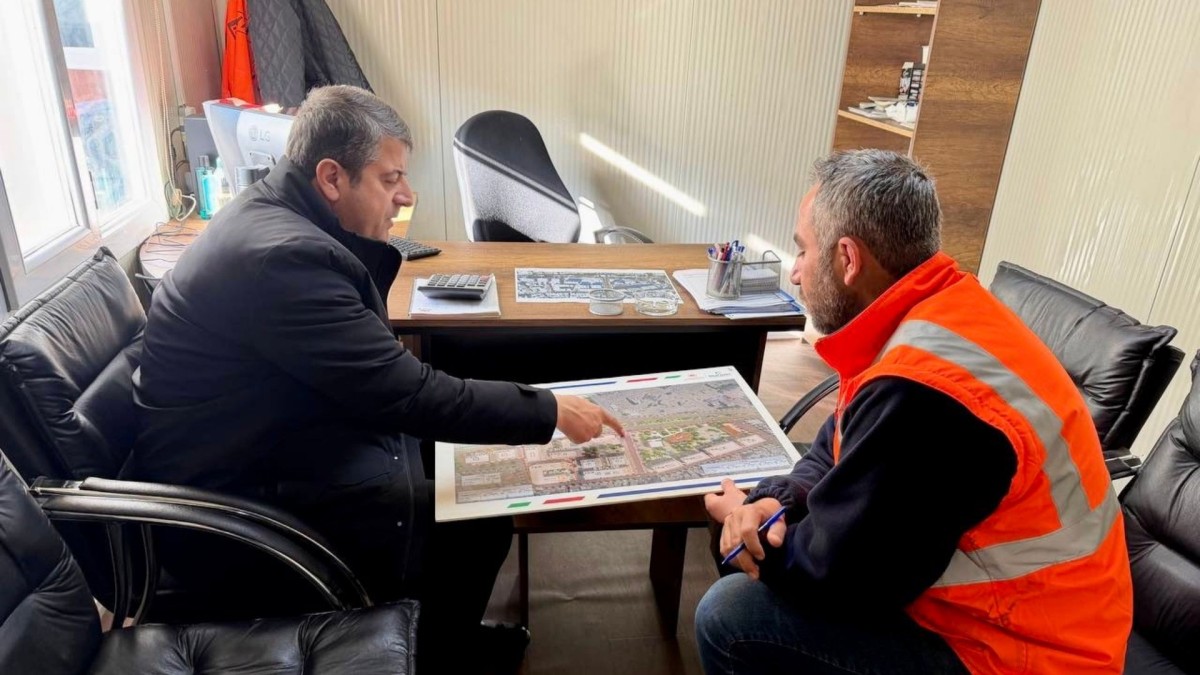 Başkan Tutdere’den Kent Meydanı Projesi'ne inceleme