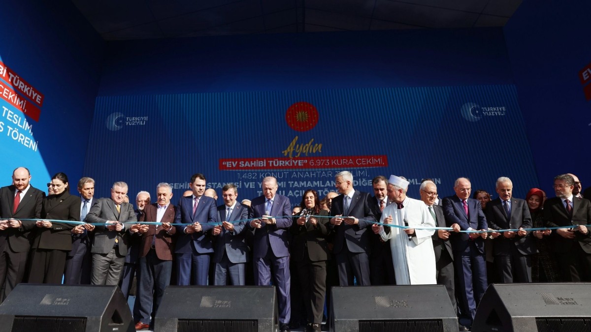 Cumhurbaşkanı Erdoğan Aydın’da toplu açılış törenine katıldı