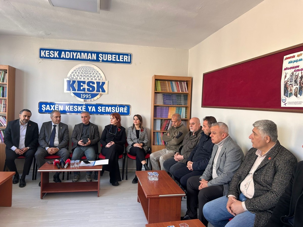 Eğitim-Sen’den CHP Heyetine:  Adıyaman’da Eğitim Sorunları Sürüyor