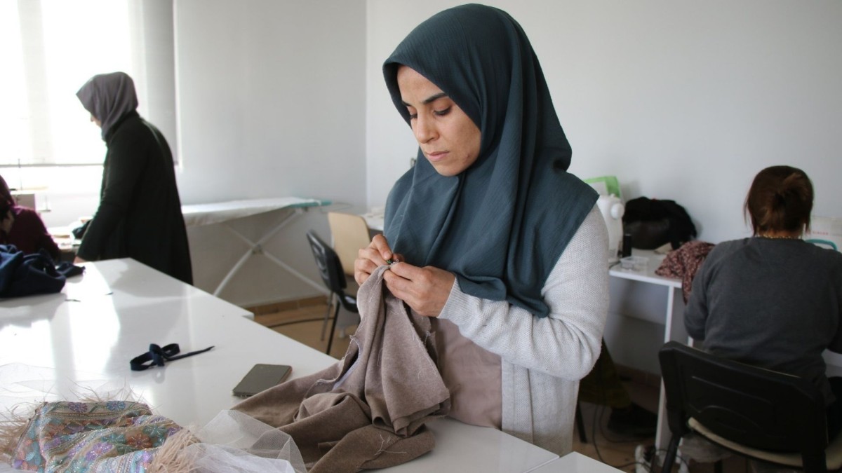 Haliliye’de kadınlara eğitim ve üretim odaklı kurslar devam ediyor