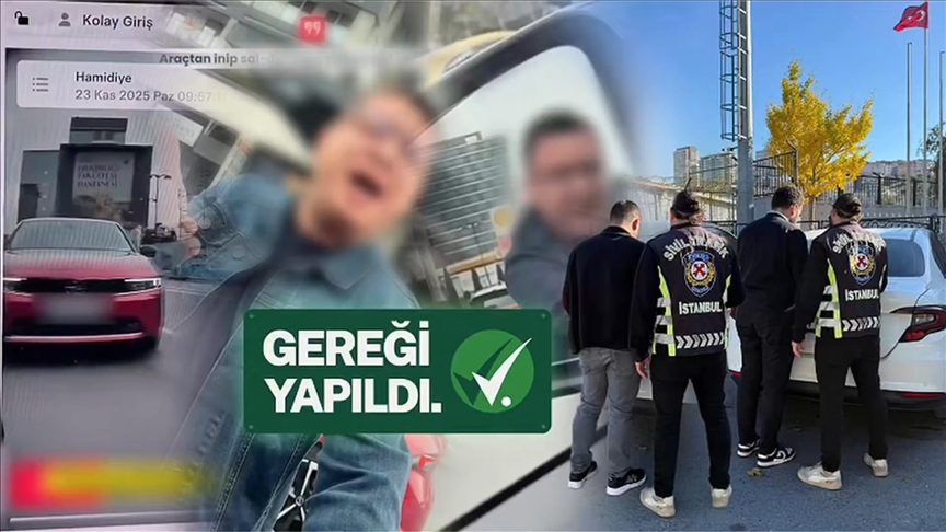 İstanbul'da trafik güvenliğini tehlikeye düşüren 2 kişi yakalandı