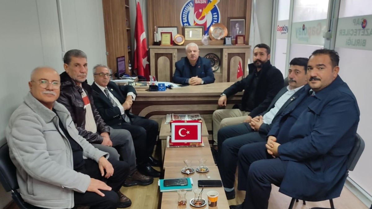 İYİ Parti’den GAP Gazeteciler Birliği’ne ziyaret