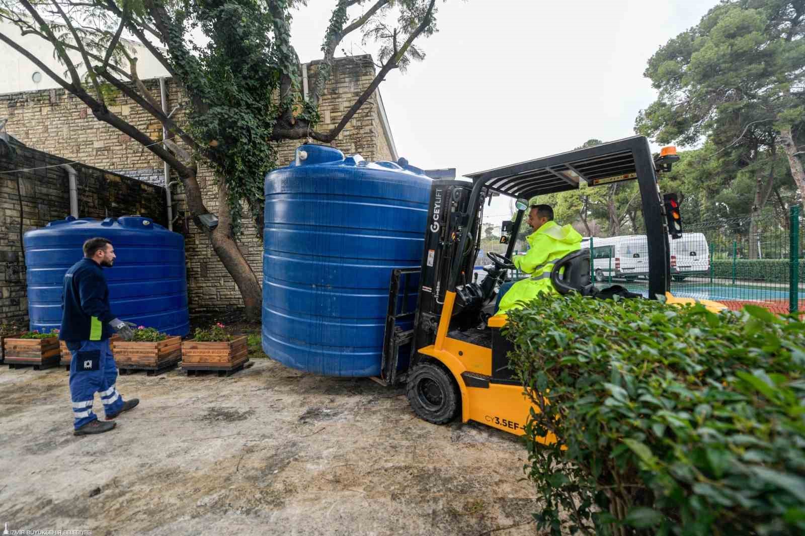 İzmir Büyükşehir, yağmur suyu hasadı uygulamalarını yaygınlaştırıyor