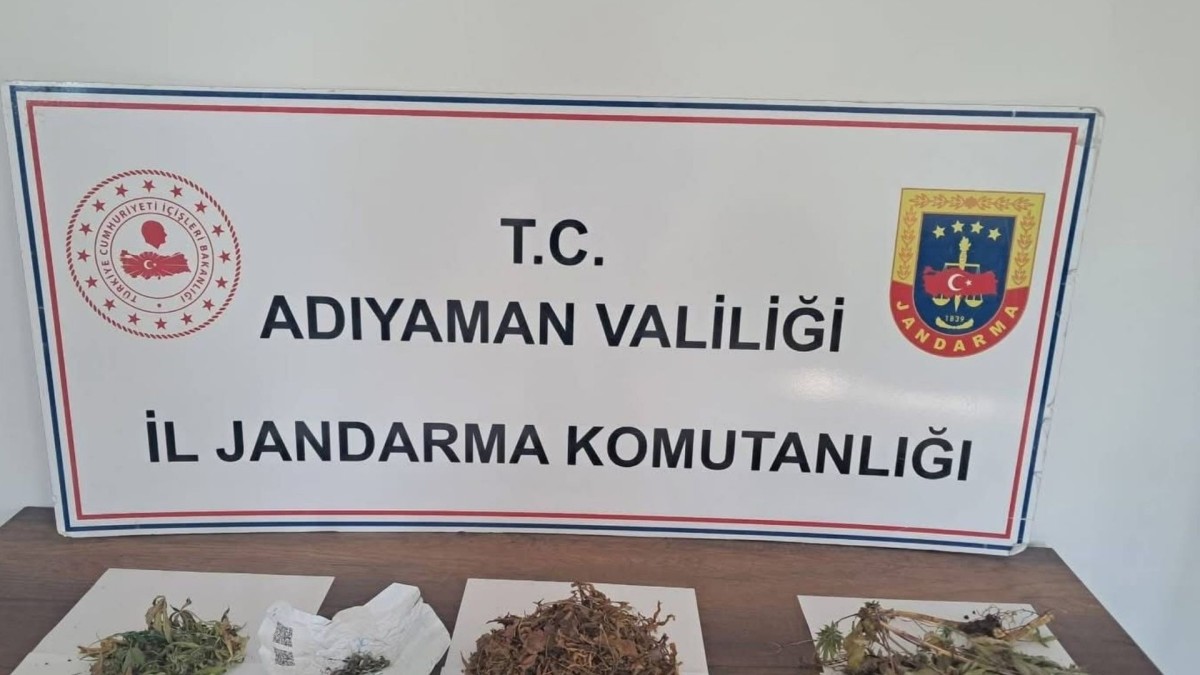 Kahta’da uyuşturucu operasyonunda 1 gözaltı