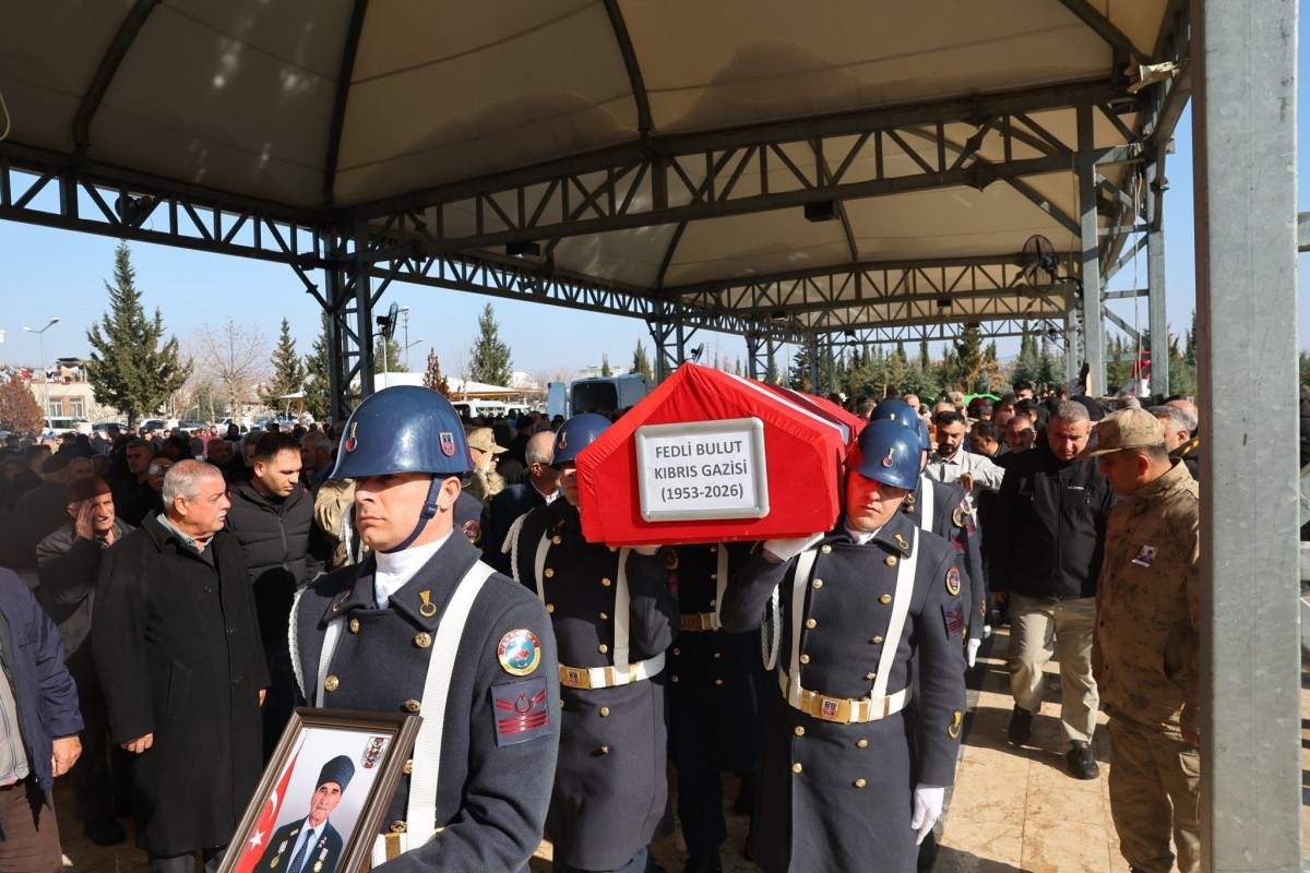Kıbrıs Gazisi Adıyaman’da dualarla son yolculuğuna uğurlandı