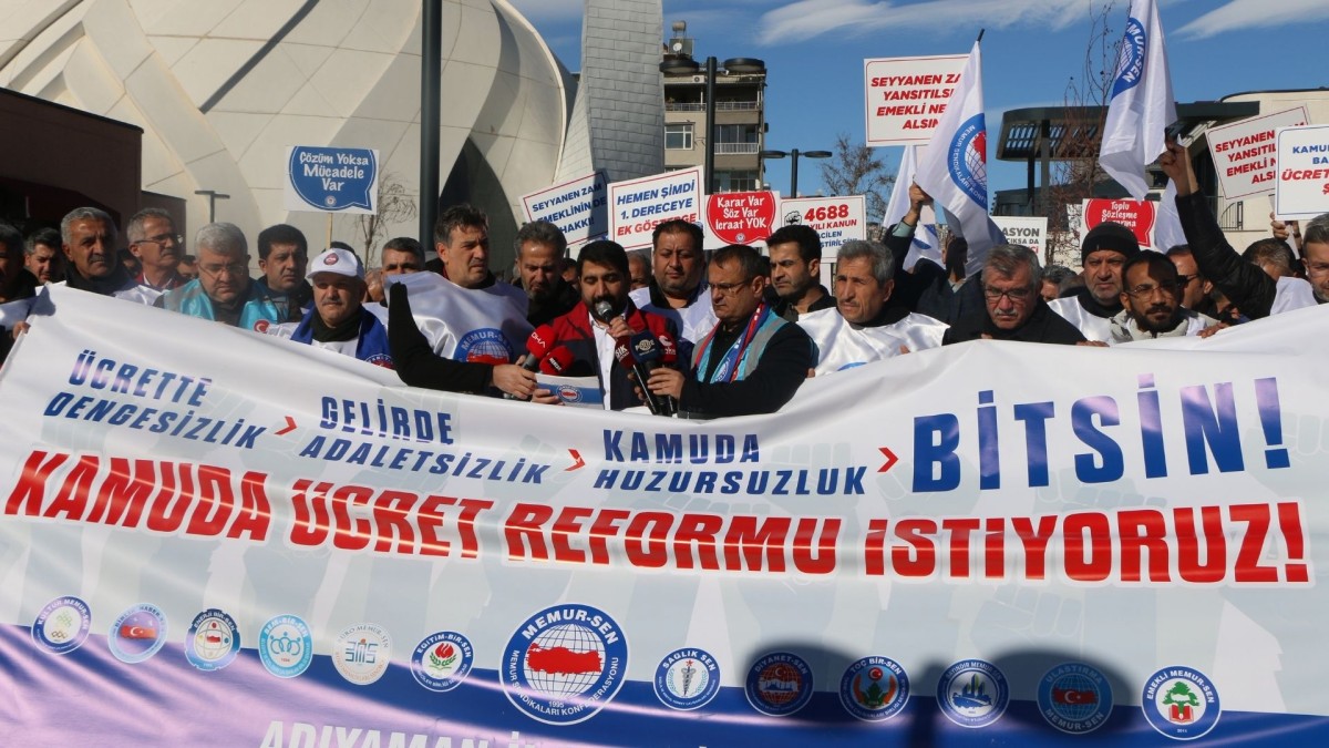 Memur-Sen Adıyaman İl Temsilciliği’nden kamuda ücret dengesizliğine tepki  - Videolu Haber