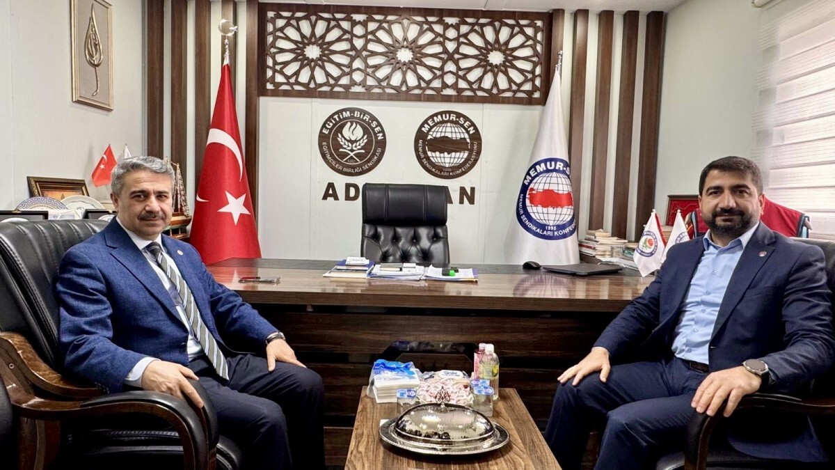 Mustafa Alkayış, Memur-Sen İl Temsilcisi Mehmet Demir’i ziyaret etti